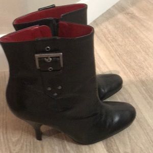 🆕Ankle Boots genuine Black leather 👢